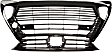 Grille Assembly, Chrome Shell with Dark Gray Insert, CAPA CERTIFIED
