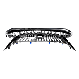 Grille Assembly, Chrome Shell with Painted Silver Black Insert, Grille