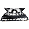 Grille Assembly, Chrome Shell with Painted Dark Gray Insert, Base Model, 6 Cyl., 3.5L Engine