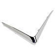 Driver Side Grille Trim, Upper, Chrome