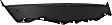 Grille Cover, Textured Black, 6 Cyl., 3.5L Engine