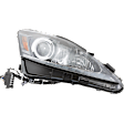 Passenger Side Headlight, without Bulb, HID/Xenon, Clear Lens, Base Model, CAPA CERTIFIED