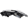 Driver Side Headlight, without Bulb, HID/Xenon, Clear Lens, Base Model, CAPA CERTIFIED