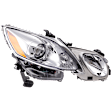Passenger Side Headlight, without Bulb, HID/Xenon, Clear Lens, Base Model, CAPA CERTIFIED