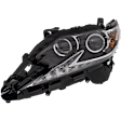 Driver Side Headlight, with Bulb, Halogen/LED Combo, Clear Lens, Base Model