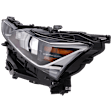 Driver Side Headlight, without Bulb, LED, Clear Lens