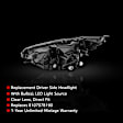 Driver Side Headlight, with Bulb, LED, Clear Lens