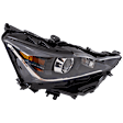 Passenger Side Headlight, with Bulb, LED, Clear Lens