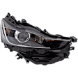 Passenger Side Headlight, with Bulb, LED, Clear Lens