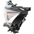 Driver Side Headlight, with Bulb, LED, Clear Lens
