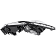 Passenger Side Headlight, without Bulb, Halogen, Clear Lens, Base Model