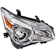 Passenger Side Headlight, without Bulb, Halogen, Base/Executive Models, 8 Cyl., 4.6L Engine