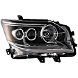 Passenger Side Headlight, with Bulb, LED, Clear Lens, 8 Cyl., 4.6L Engine