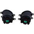 Front, Driver and Passenger Side Fog Light, With Bulb(s), Halogen