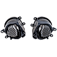 Front, Driver and Passenger Side LED Fog Light, With bulb(s)