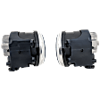 Front, Driver and Passenger Side LED Fog Light, With bulb(s)
