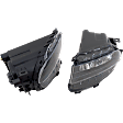 Front, Driver and Passenger Side Fog Light, With Bulb, Halogen