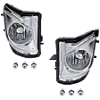 Front, Driver and Passenger Side Fog Light, With Bulb, Halogen