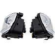Front, Driver and Passenger Side Fog Light, With Bulb, Halogen