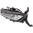 Front, Driver Side Fog Light, With Bulb(s), LED, CAPA CERTIFIED