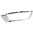 Front, Passenger Side Fog Light Trim, Chrome