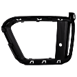 Front, Driver Side Fog Light Trim, Textured Black