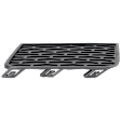 Front, Driver Side, Upper Fog Light Trim, Textured Black