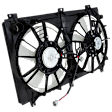 OE Replacement Radiator Fan, 2.5L, 6Cyl, Dual fan