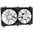 OE Replacement Radiator Fan, 2.5L, 6Cyl, Dual fan