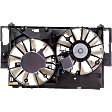 OE Replacement Radiator Fan, 2.5L, 4Cyl, Dual fan
