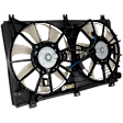 OE Replacement Radiator Fan, 3.5L, 6Cyl, Dual fan