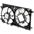 OE Replacement Radiator Fan, 2.0L, 4Cyl, Dual fan