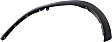 Front, Driver Side Fender Trim, Textured Black