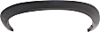 Front, Driver Side Fender Trim, Textured Black