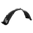 2016-2022 Lexus RX450h - Front, Driver Side Fender Liner CAPA Certified