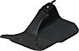 Front, Passenger Side Mud Flaps, Black, Base Model