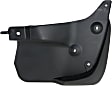 Front, Passenger Side Mud Flaps, Black, Base Model