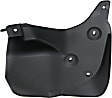 Front, Driver Side Mud Flaps, Black, Base Model