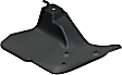 Front, Driver Side Mud Flaps, Black, Base Model