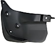 Front, Driver Side Mud Flaps, Black, Base Model