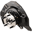 Front, Driver Side Steering Knuckle, With Bearing, With Dust Shield
