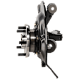 Front, Driver Side Steering Knuckle, With Bearing, With Dust Shield