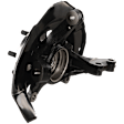 Front, Driver Side Steering Knuckle, With Bearing, With Dust Shield