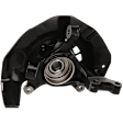 Front, Driver Side Steering Knuckle, With Bearing, With Dust Shield