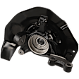Front, Driver Side Steering Knuckle, With Bearing, With Dust Shield