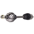 Front, Driver Side Axle Assembly, 6 Cyl., 2.5L Engine