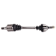 Front, Driver Side Axle Assembly, 6 Cyl., 2.5L Engine