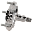 Front, Driver or Passenger Side Wheel Hub, Without Bearing, 5 x 4.5 in. Bolt Pattern, 6 Cyl., 3.0L Engine, RWD