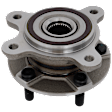 Front, Passenger Side Wheel Hub, with Bearing, AWD