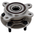 Front, Driver Side Wheel Hub, with Bearing, AWD